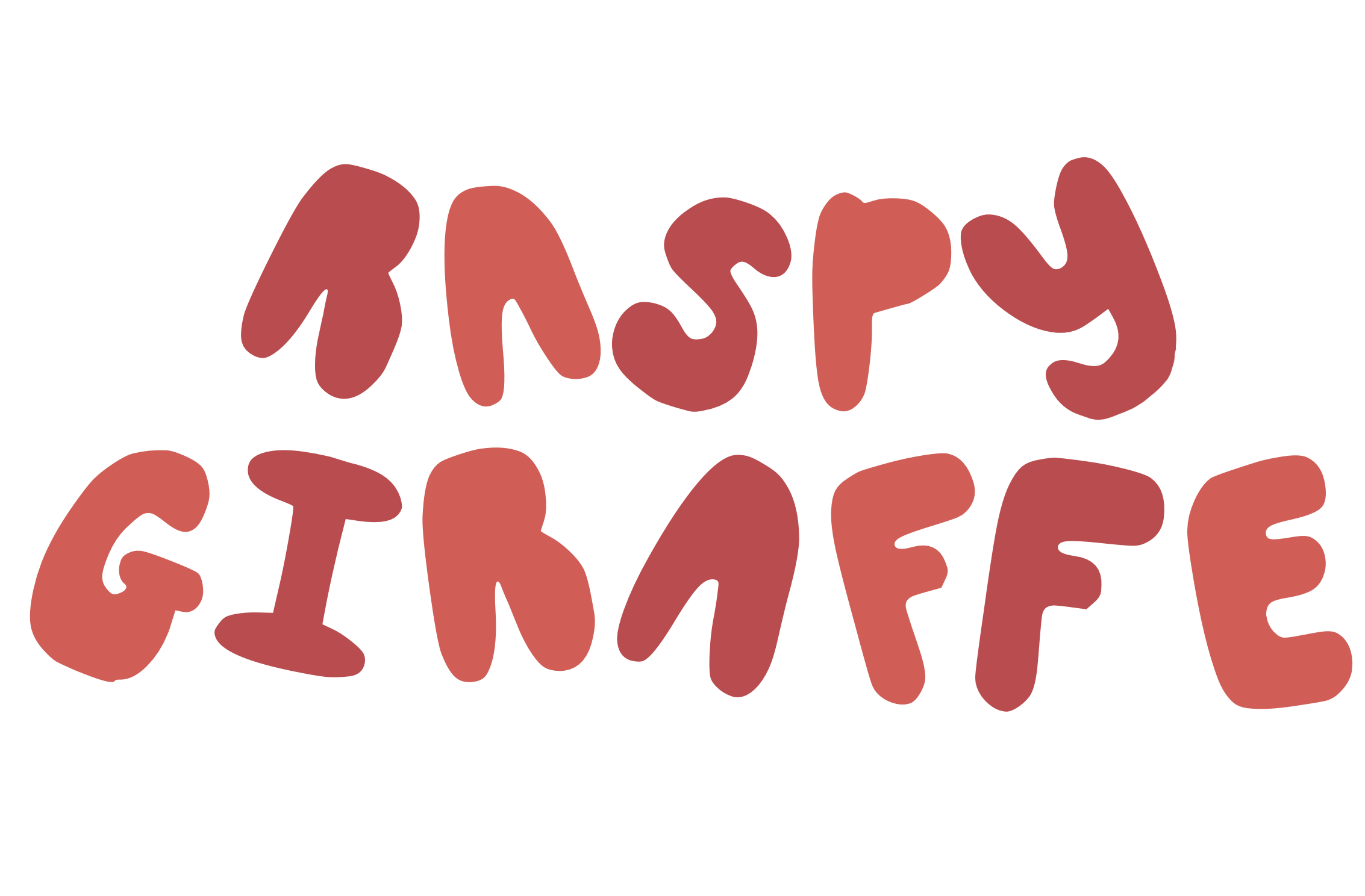 Raspy Giraffe Logo